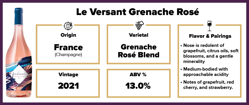 Le Versant Grenache Rosé 2021*