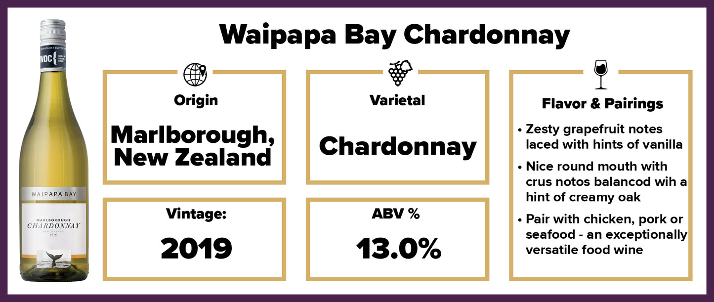 Waipapa Bay Chardonnay 2019