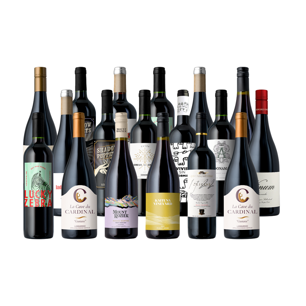 Splash - SPLURGE & SAVE: The Biggest Top Shelf Red Wine Sale 18-Pack - 18-Bottle - Red