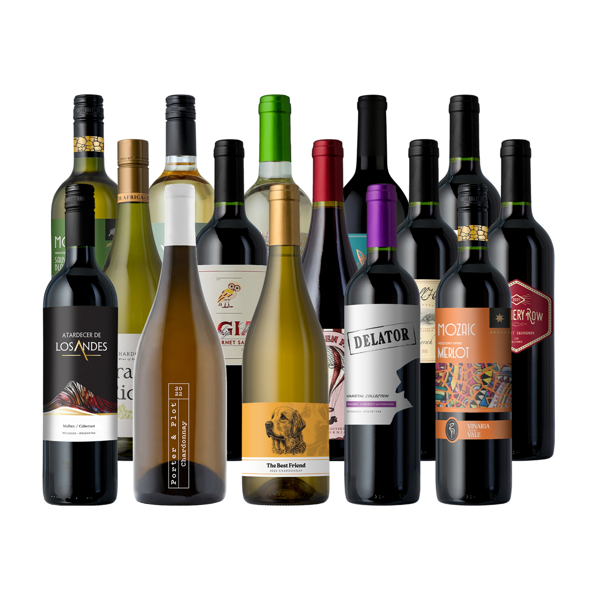 The Perfect Cheese Pairing Wines 15-Pack