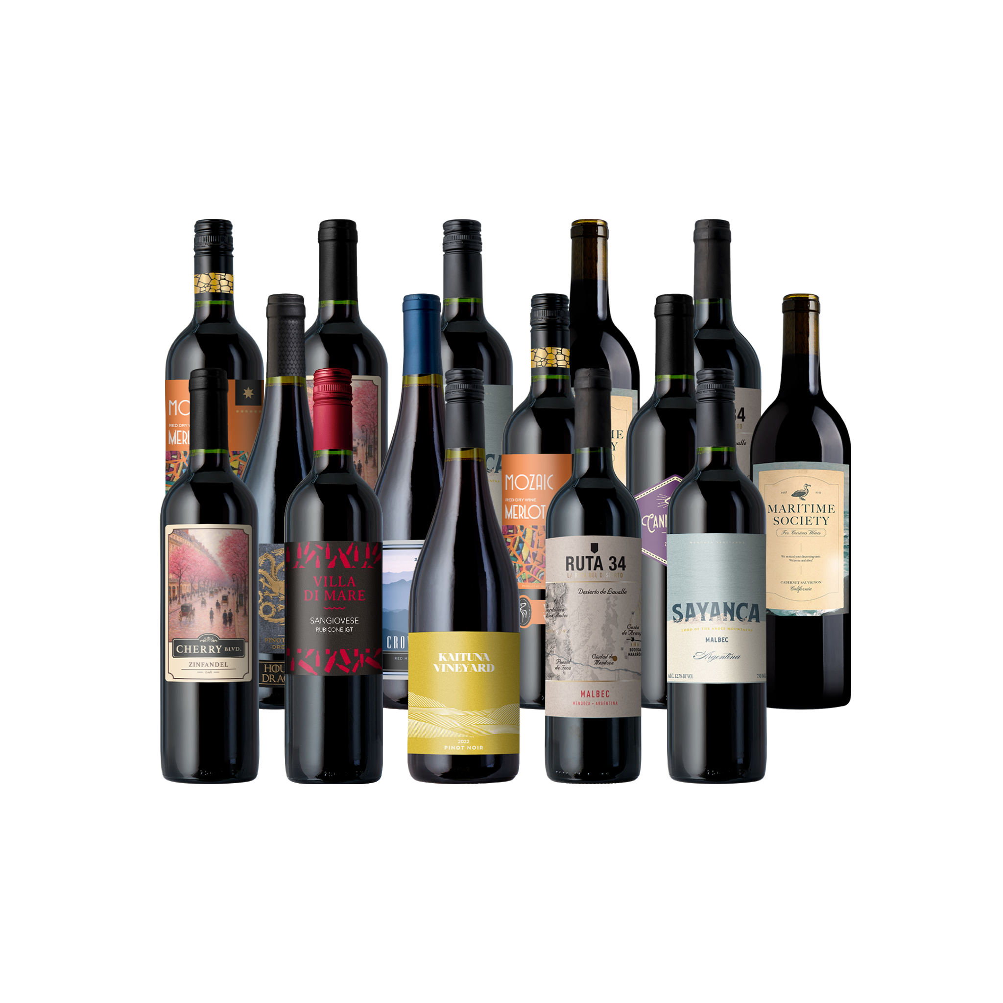Splash - Wine's Greatest Hits 15-Pack - 15-Bottle - Red