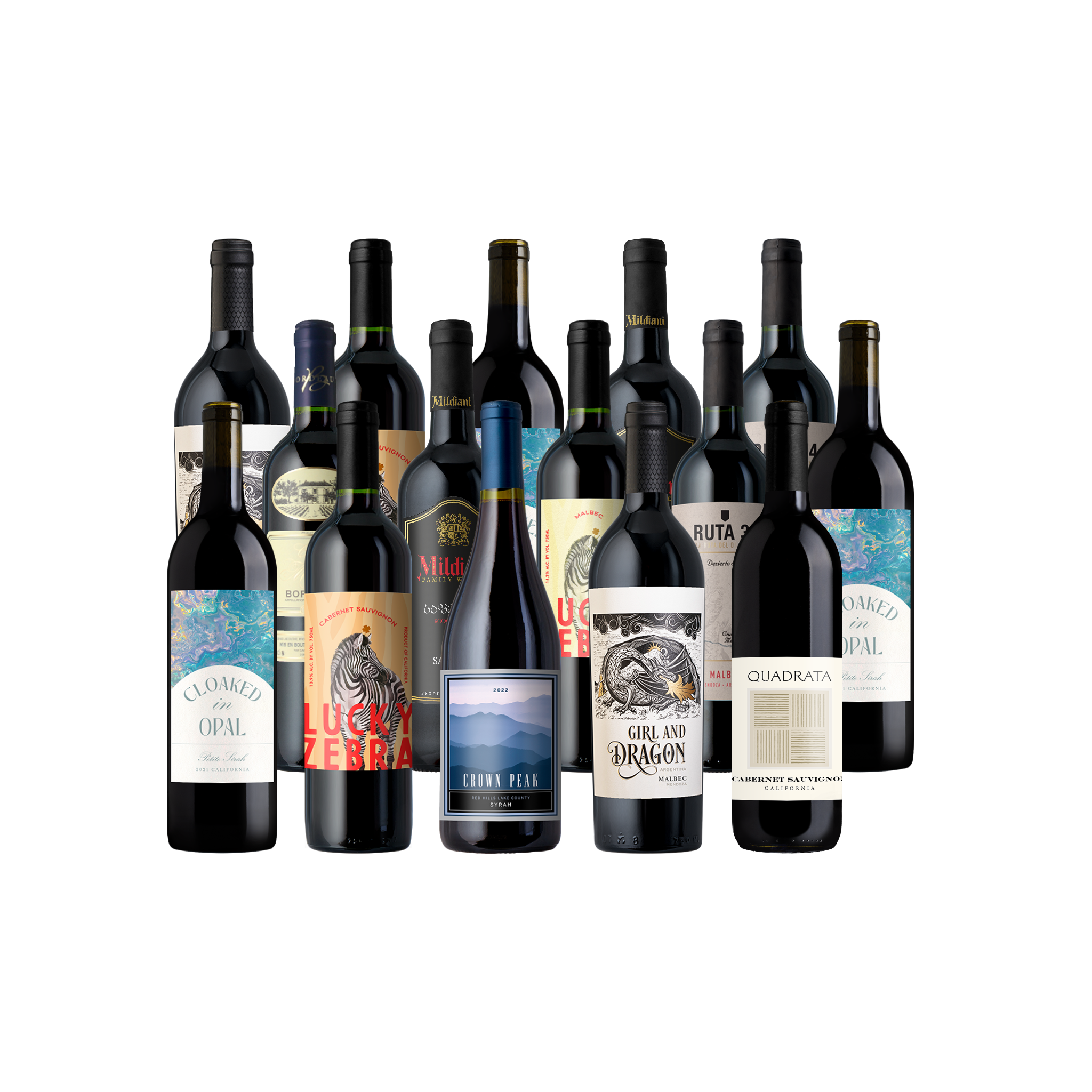Splash - UPGRADE: 7th Wino Anniversary Vineyard 15-Pack - 15-Bottle - Red