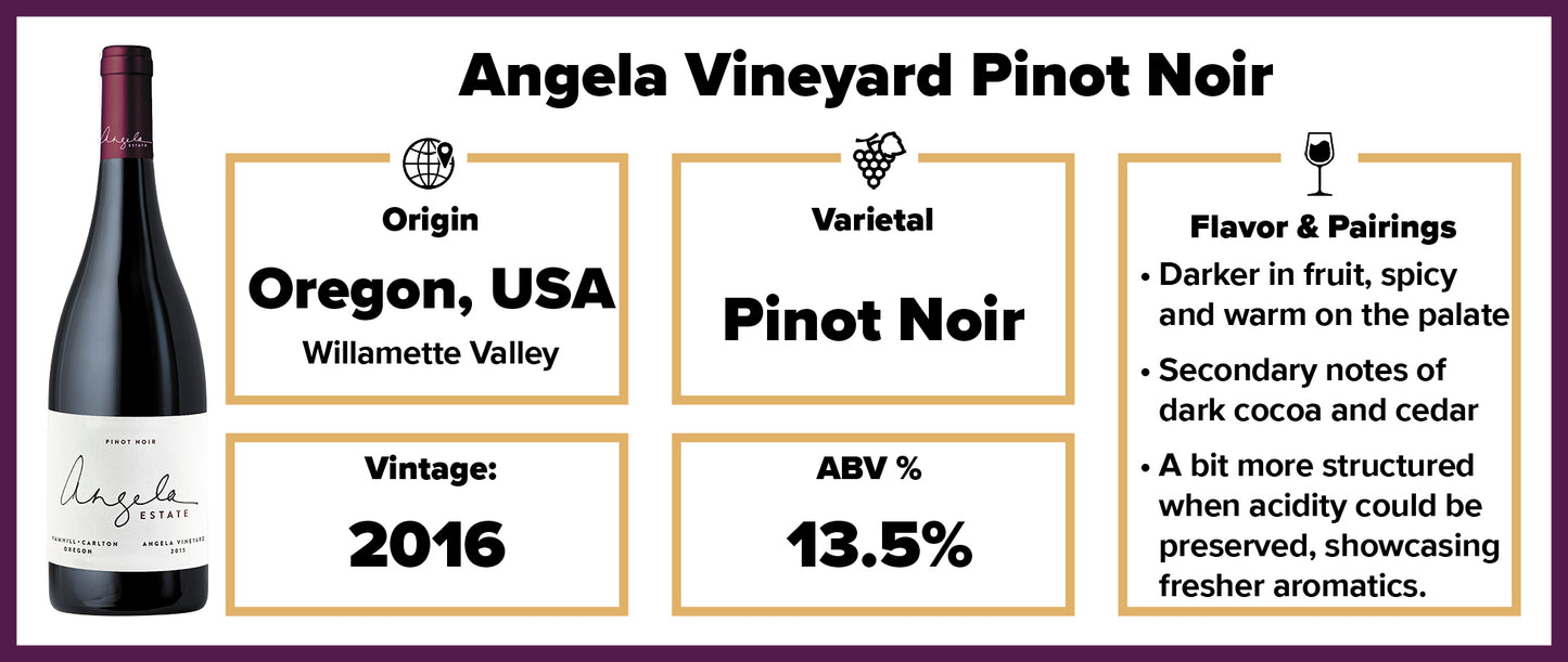 Angela Vineyard Pinot Noir 2016