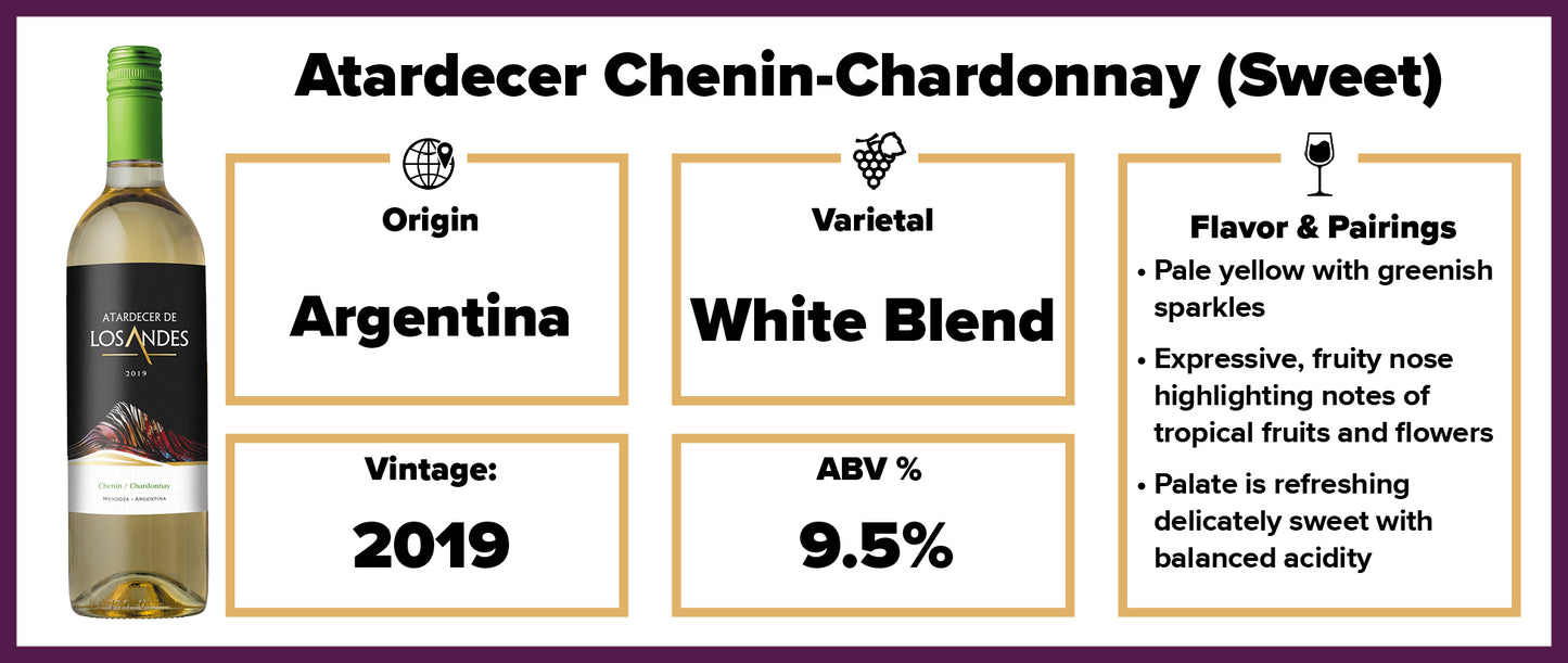Atardecer Sweet Chenin-Chardonnay