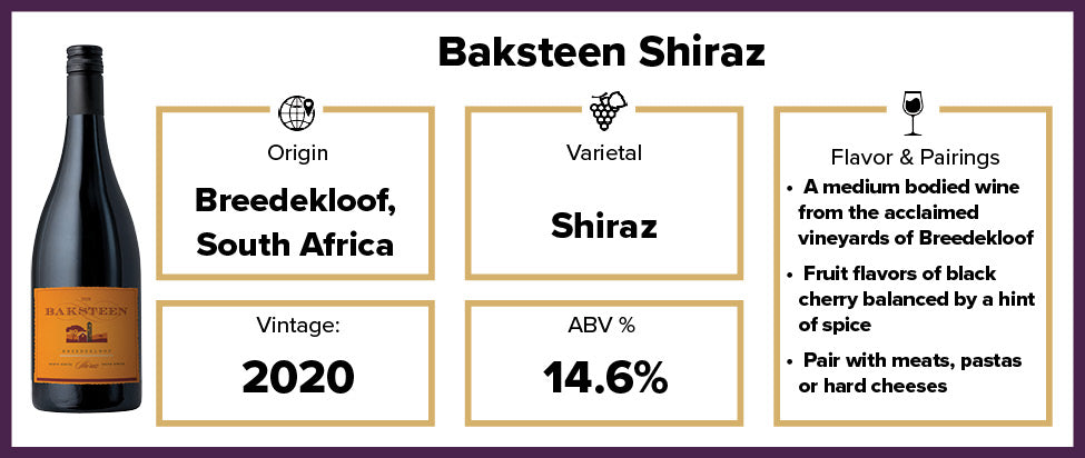 Baksteen Shiraz 2020