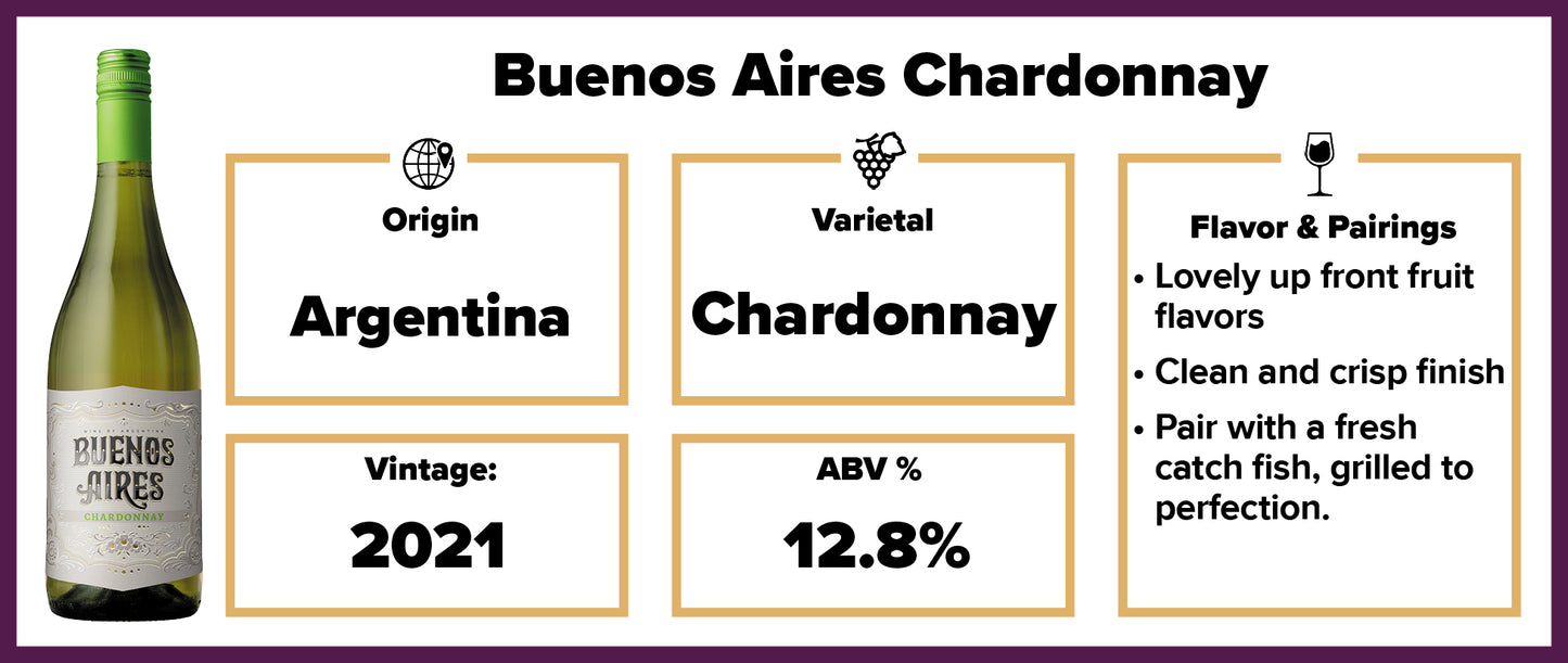 Buenos Aires Chardonnay 2021