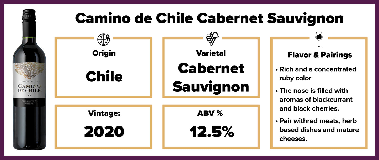 Camino De Chile Cabernet Sauvignon 2020