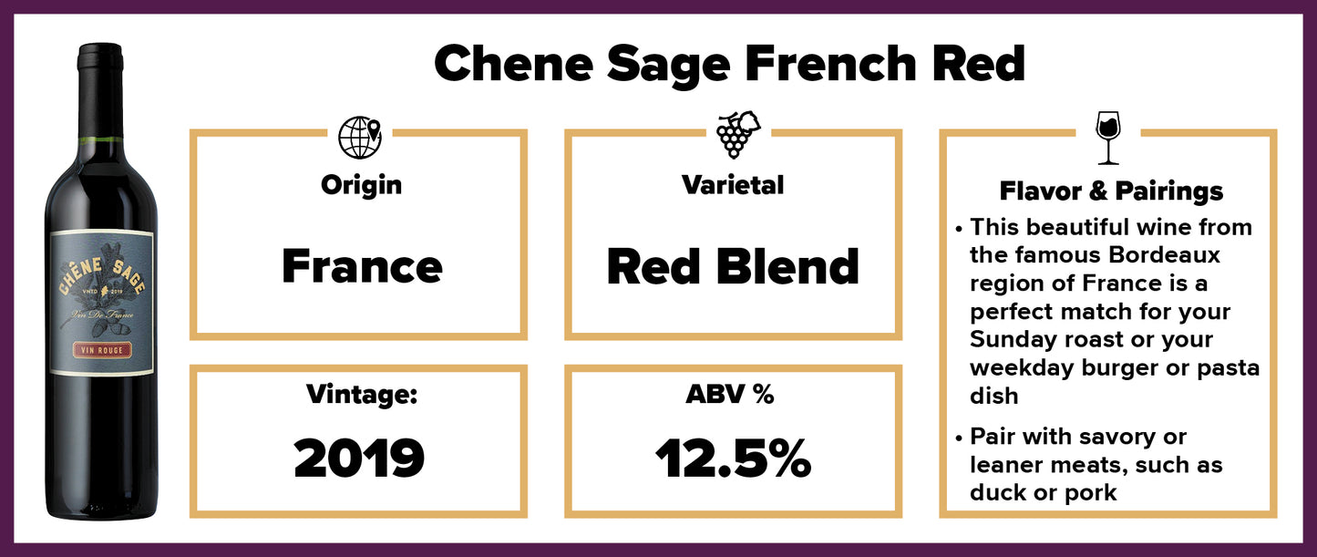 Chene Sage French Red 2019