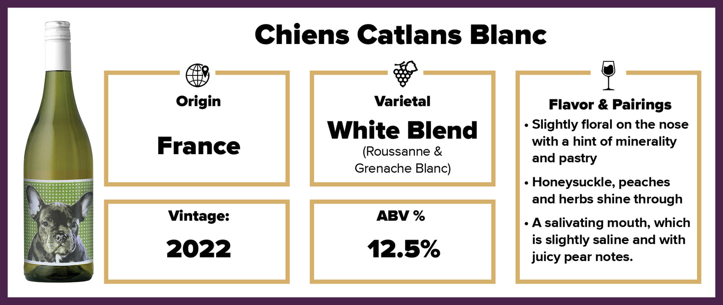 Chiens Catlans Blanc 2022