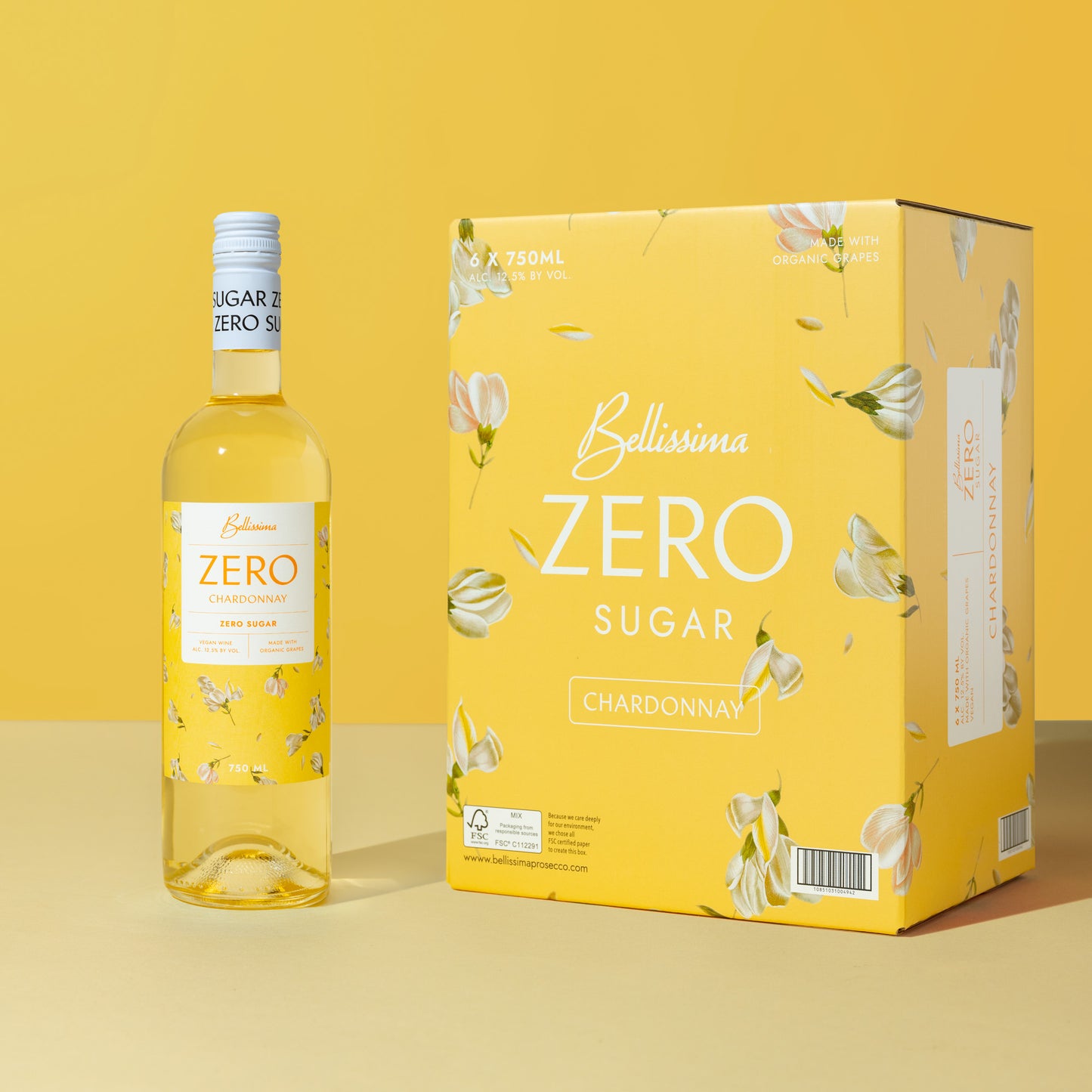 Bellissima Zero Sugar Chardonnay Bundle Pack Splash Wines