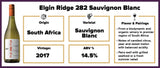 Elgin Ridge 282 Sauvignon Blanc 2017
