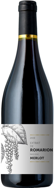 Extrait de Romarion Pays D'Oc Merlot 2019