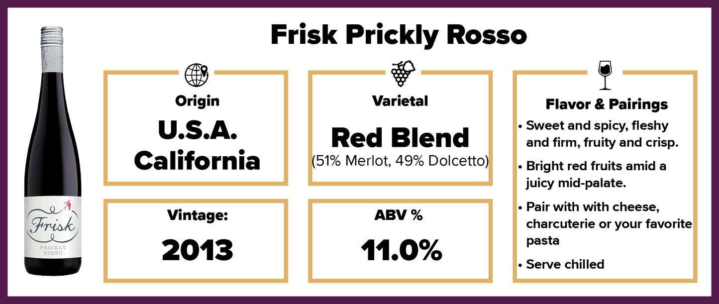 Frisk Prickly Rosso (very sweet)