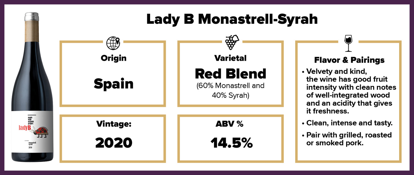 Lady B Monastrell-Syrah 2020