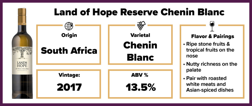 Land of Hope Reserve Chenin Blanc 2017