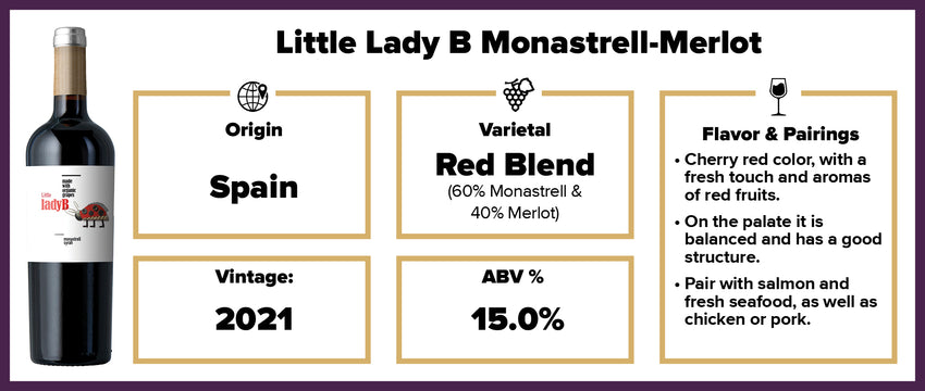 Little Lady B Monastrell-Merlot 2021