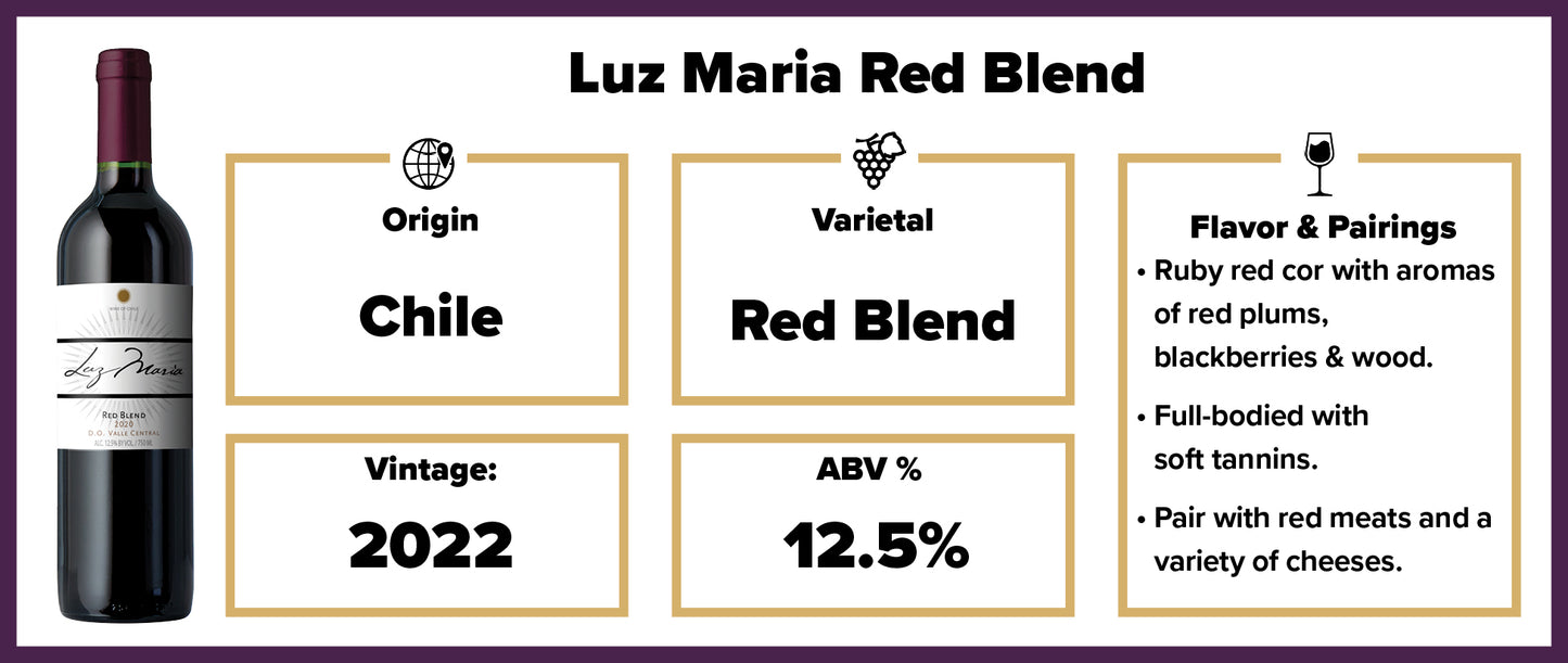 Luz Maria Red Blend 2022
