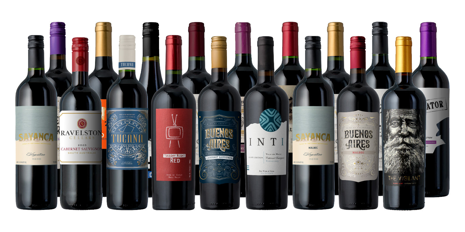 250 CASES ONLY: The Cab-Malbec 18-Pack Sampler