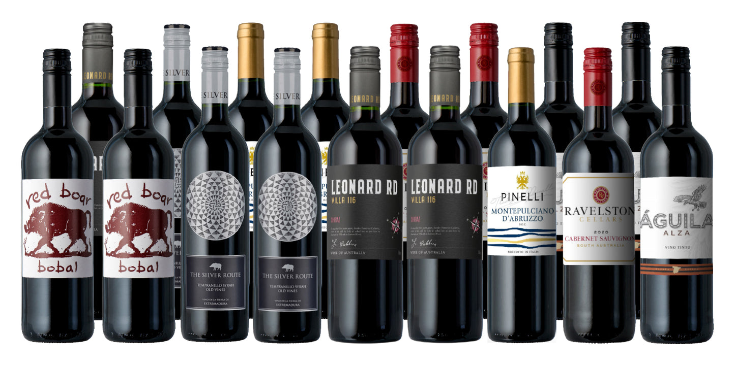 Groupon Top 18 Wines of 2020 Vineyard 18-Pack - Red