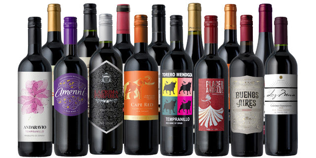 PRICE REDUCED: Red Wine Lover's Paradise 15-Pack