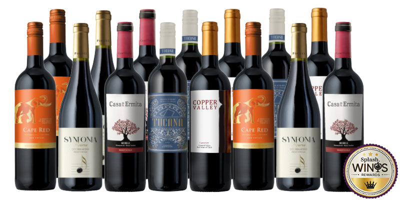 Splash Wines $70 Case + $29.95 Wino Membership Bundle