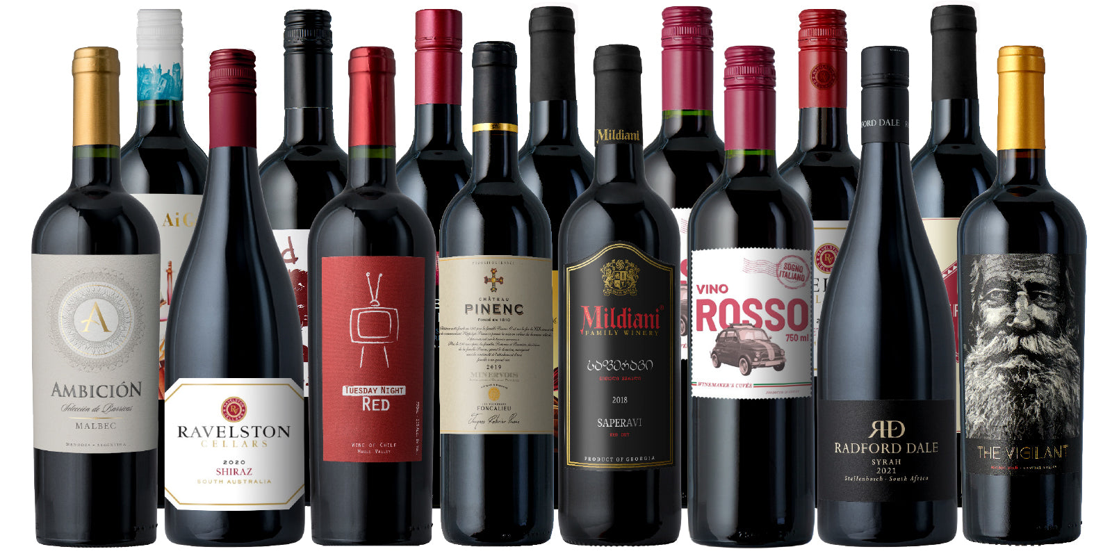 UPGRADE: The Wide World of Red Wine Vineyard 15-Pack
