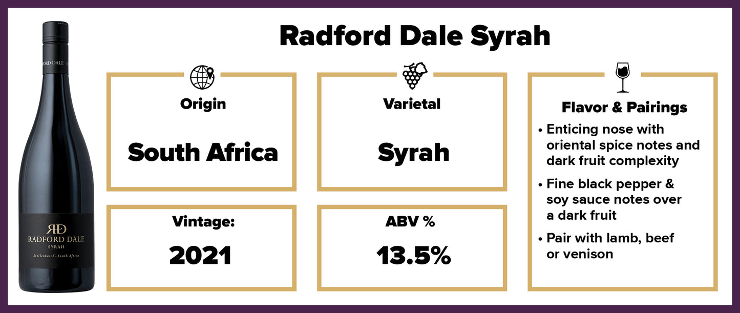 Radford Dale Syrah 2021