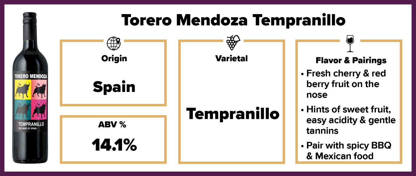Torero Mendoza Tempranillo