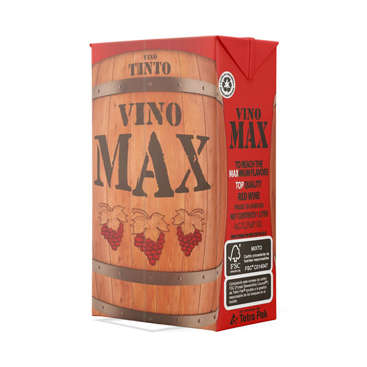 Vino Max Tinto Tetra 1L