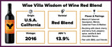 Wise Villa Wisdom of Wine Red Blend